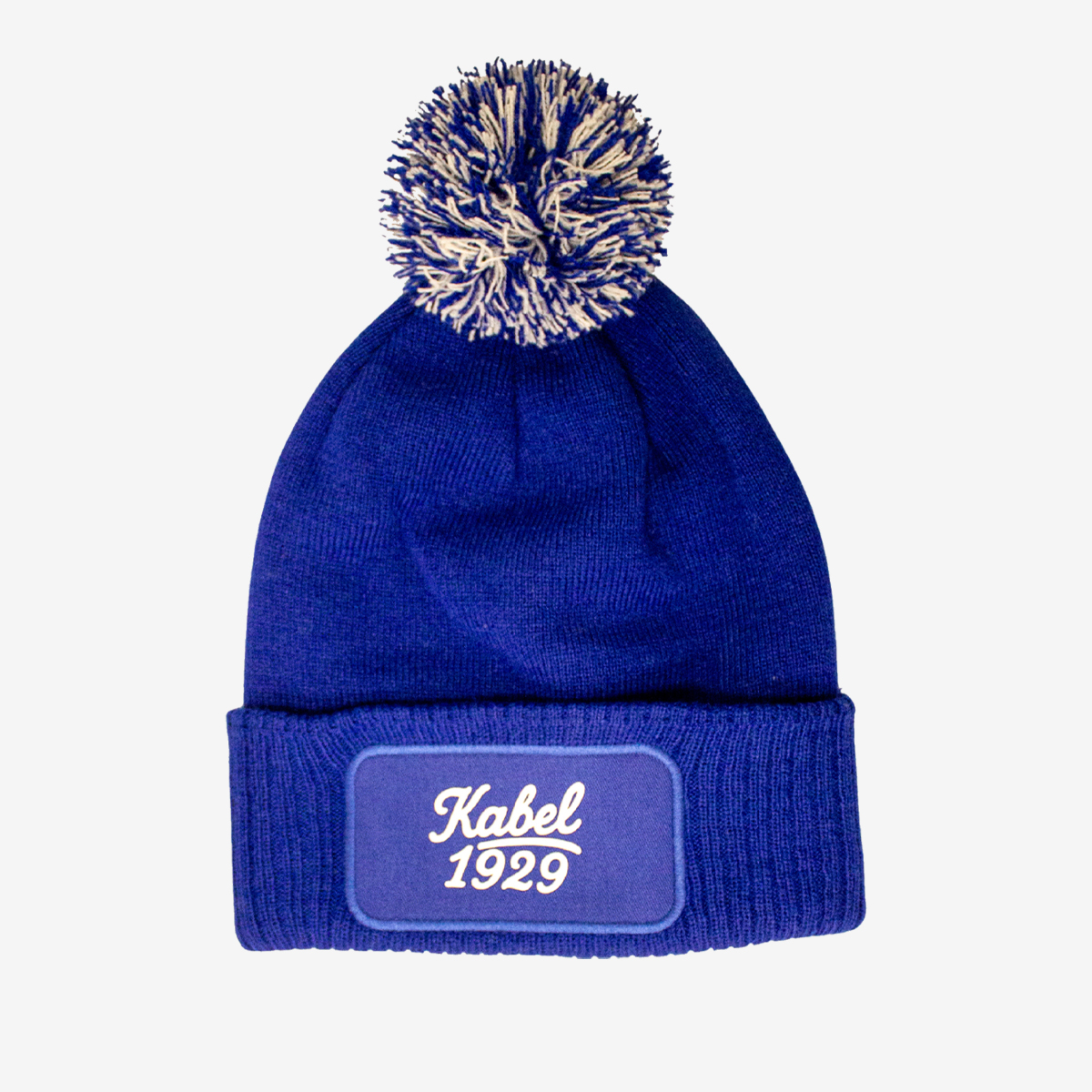 Niebieska czapka zimowa - akademia, senior