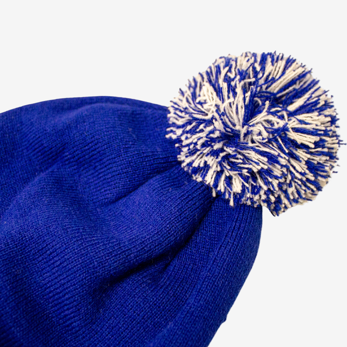 Niebieska czapka zimowa - akademia, senior