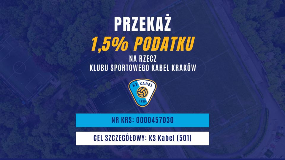 Wesprzyj nasz Klub - przekaż 1,5% podatku!