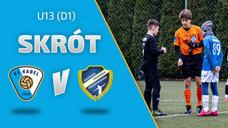 U13 (D1) | Skr&oacute;t: Kabel Krak&oacute;w - Proszowianka Proszowice (06.04.2023)