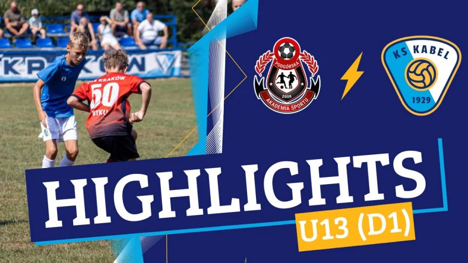 U13 (D1) | PAS Krak&oacute;w - Kabel II Krak&oacute;w (31.08.2024) | I Liga Okręgowa
