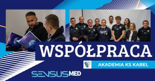 Akademia KS Kabel nawiązuje wsp&oacute;łpracę z Sensusmed